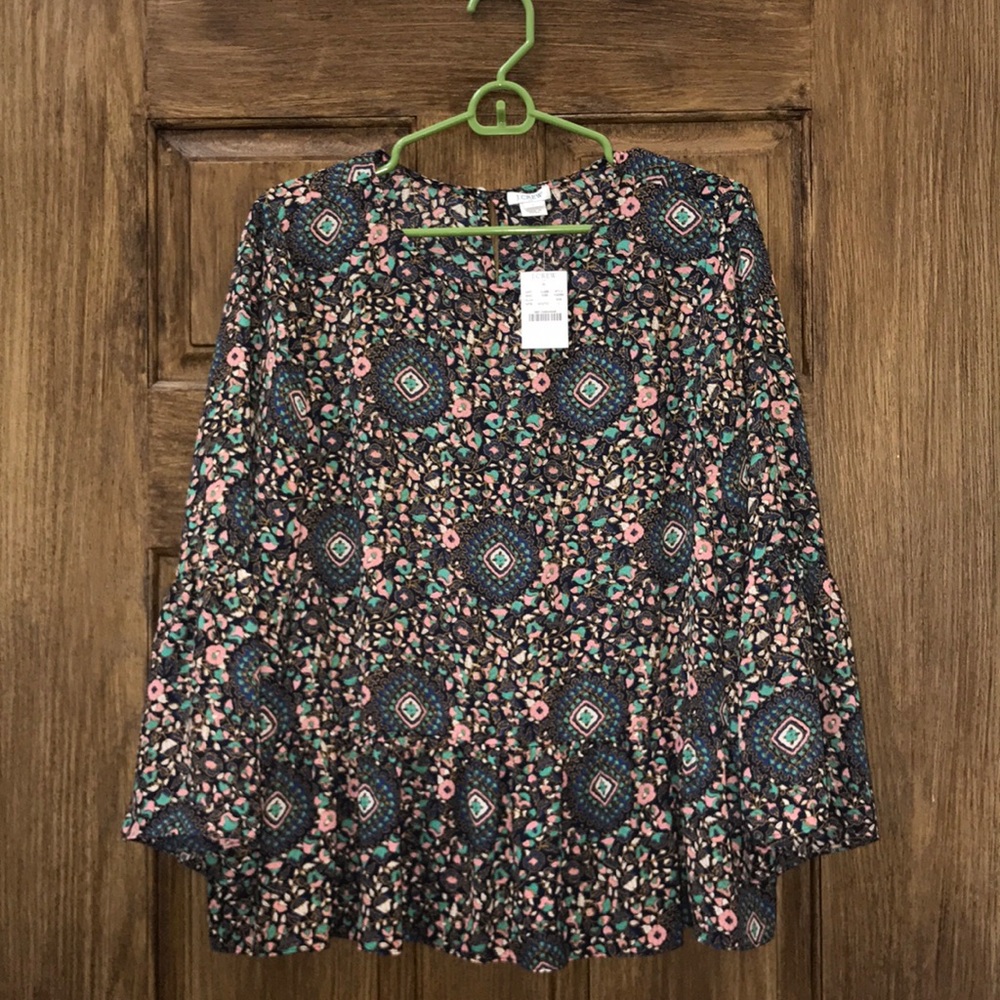 J CREW top Size L WITH TAGS